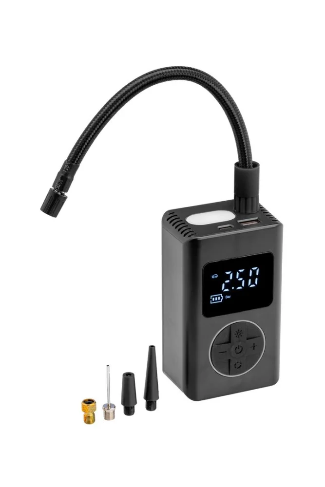 Akku-Reifenpumpe mit Powerbank